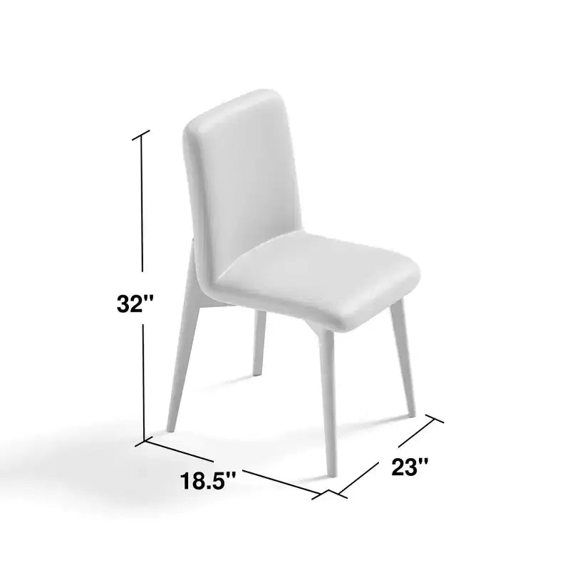 Sedia da pranzo con gambe in legno per zona pranzo in cucina