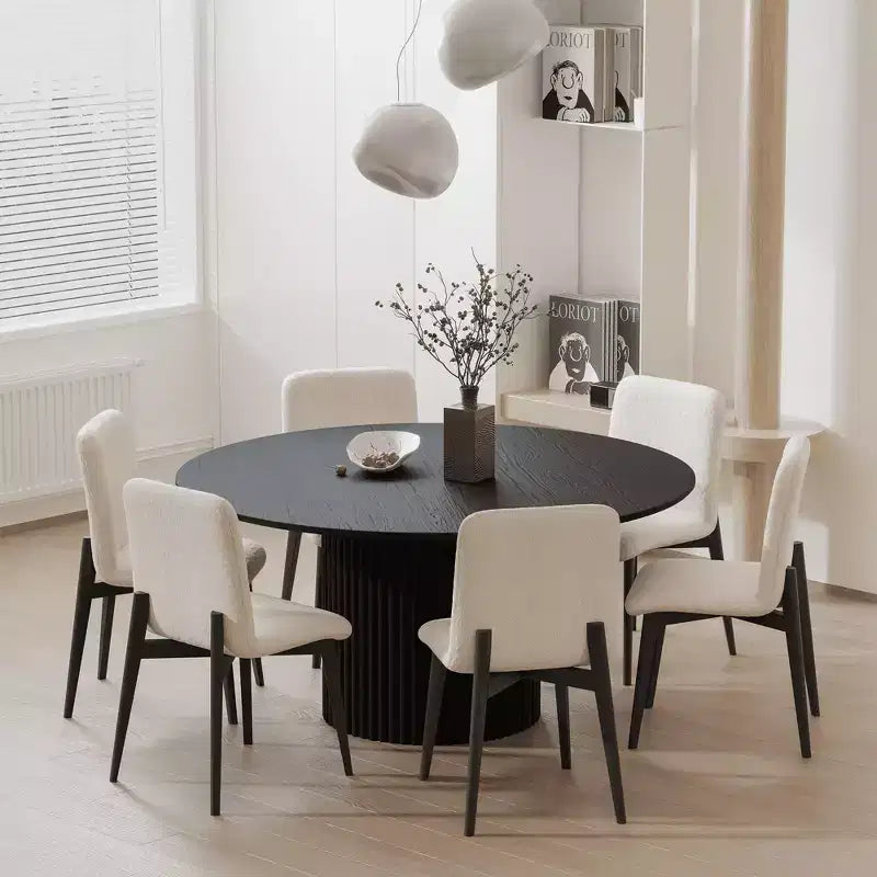 Sedia da pranzo con gambe in legno per zona pranzo in cucina