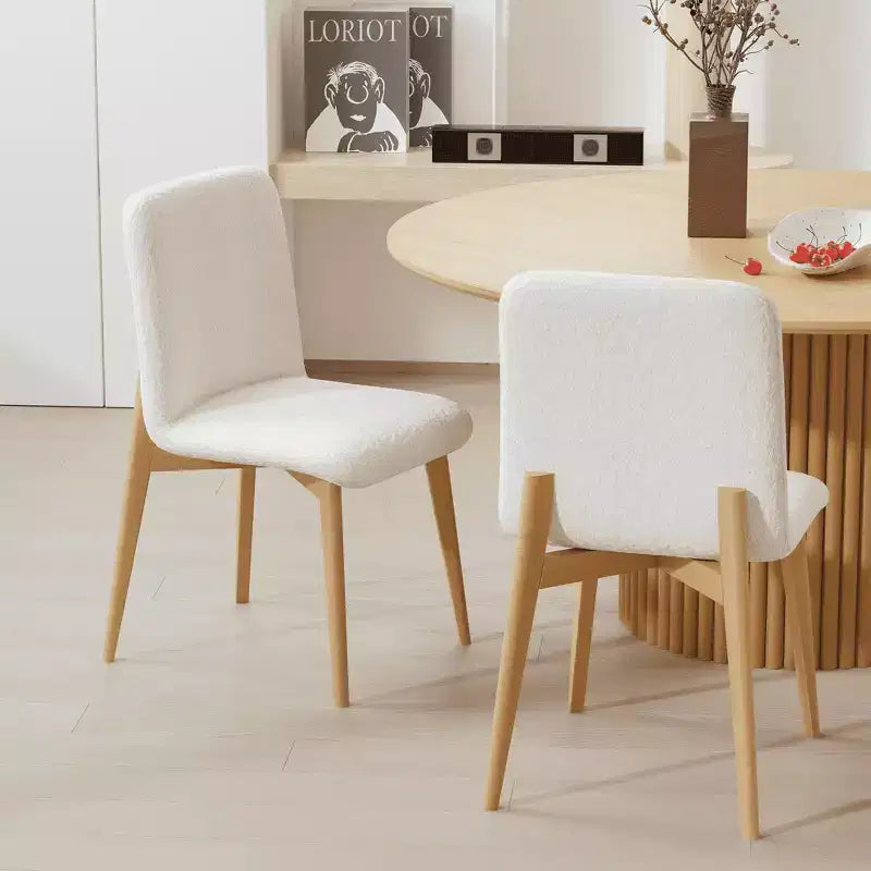 Sedia da pranzo con gambe in legno per zona pranzo in cucina
