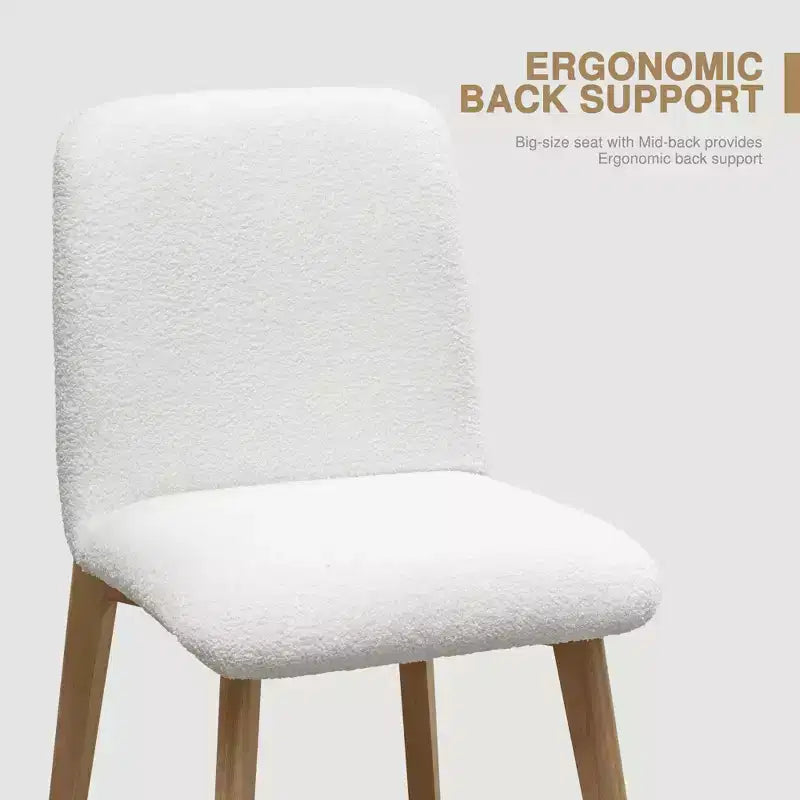 Sedia da pranzo con gambe in legno per zona pranzo in cucina