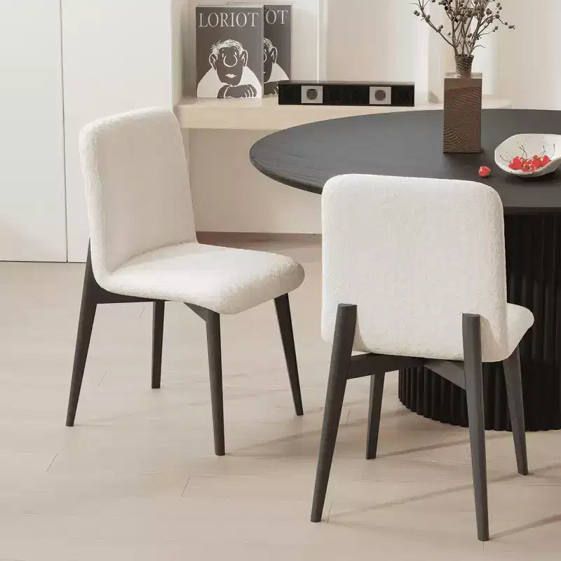 Sedia da pranzo con gambe in legno per zona pranzo in cucina