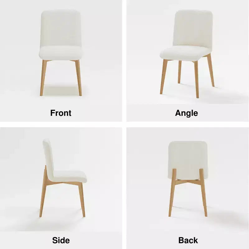 Sedia da pranzo con gambe in legno per zona pranzo in cucina
