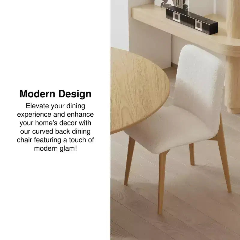 Sedia da pranzo con gambe in legno per zona pranzo in cucina