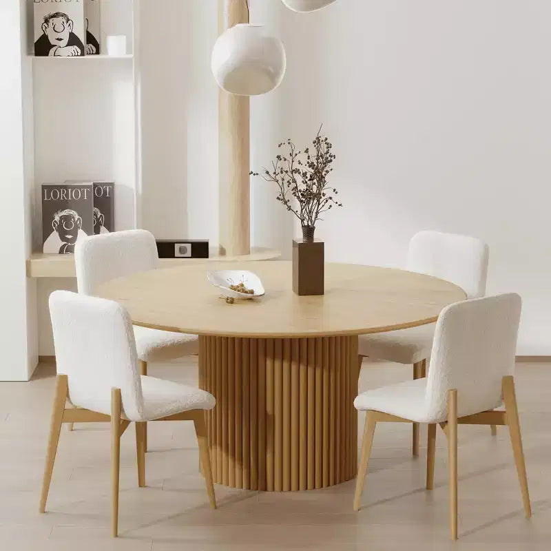 Sedia da pranzo con gambe in legno per zona pranzo in cucina