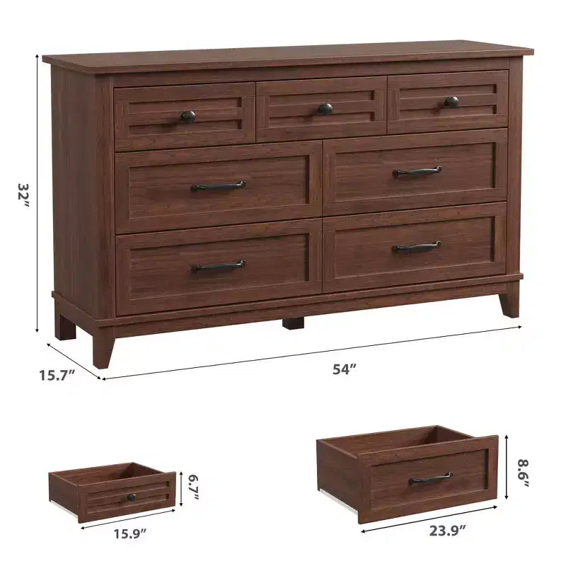 7 cassettiere per camera da letto, cassettiera a 54 cassetti con contenitore indipendente, cassettiera in legno per soggiorno, camera da letto, ingresso
