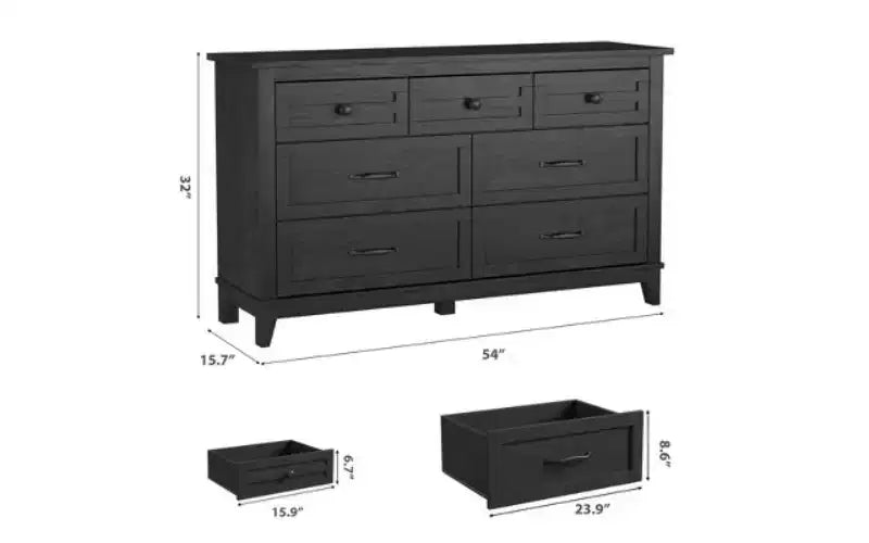 7 cassettiere per camera da letto, cassettiera a 54 cassetti con contenitore indipendente, cassettiera in legno per soggiorno, camera da letto, ingresso
