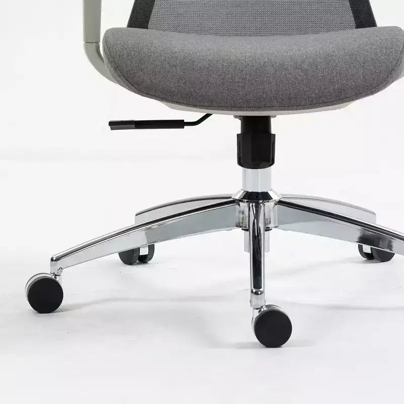 Sedia da computer con schienale alto, sedia da ufficio con poggiatesta e ruote, sedia da scrivania in rete per ufficio, studio, sala lettura