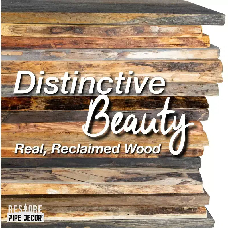 24 mensole in legno con bordo naturale Sunset Cedar con staffe a pipa a L (confezione da 2)