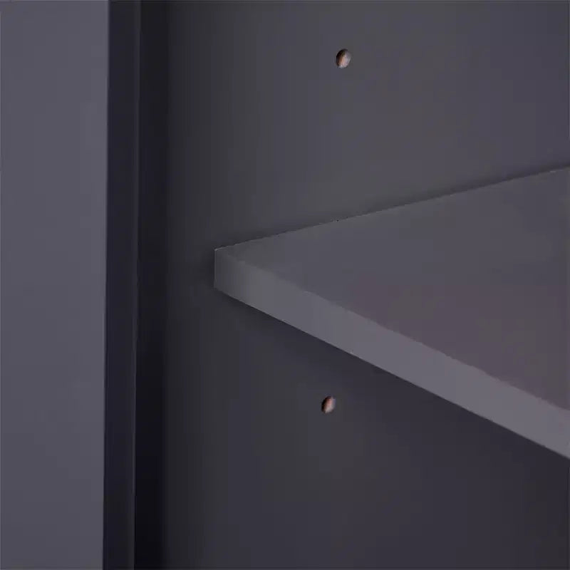 Mobile bagno moderno da 24 pollici, mobile lavabo singolo con 2 ante e 1 cassetto, ripiani regolabili